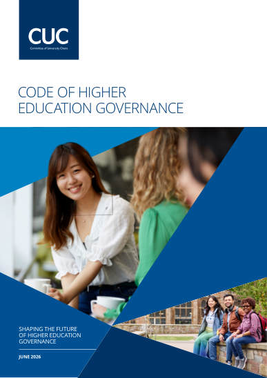 Cover of the CUC Code of Higher Education Governance 2026